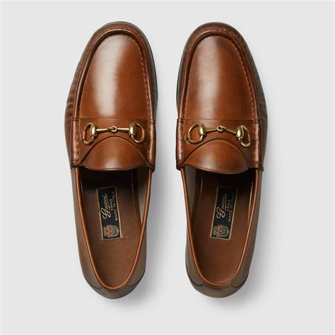 gucci 1953 horsebit loafer brown|gucci 1953 bit loafer.